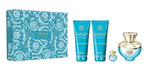 Kit Dylan Blue Turquoise Unissex Versace 100ml - Perfume - Eau De Toilette